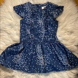 Toddler thin jean dress